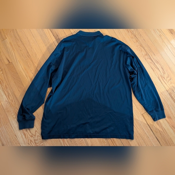 Tommy Hilfiger Navy Long Sleeve Polo - Picture 4 of 4